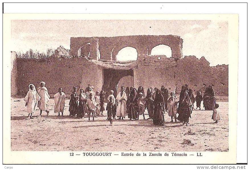 TOUGGOURT - Entrée de la Zaouïa de Témacin.