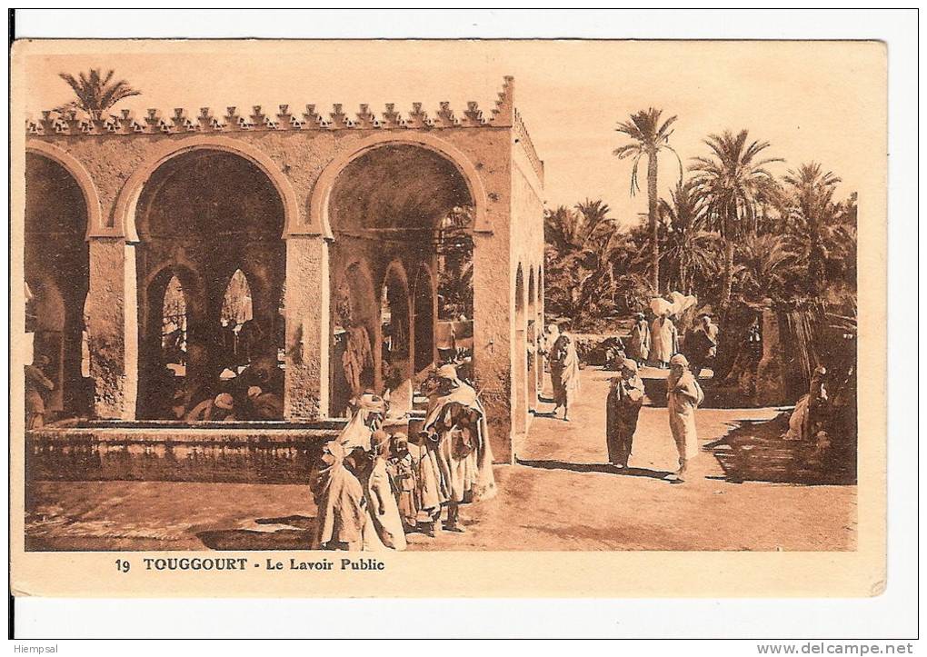 TOUGGOURT   LE LAVOIR  PUBLIQUE