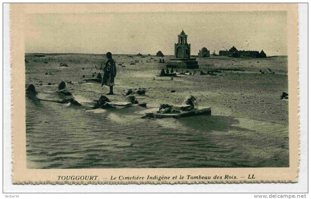 ALGERIE  -  DZ-TS12  -  TOUGGOURT  -  LE CIMETIERE INDIGENE ET LE TOMBEAU DES ROIS