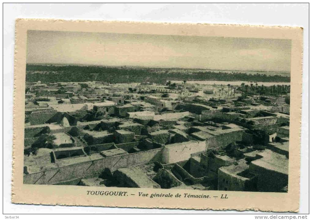 ALGERIE  -  DZ-TS10  -  TOUGGOURT  -  VUE GENERALE DE TEMACINE