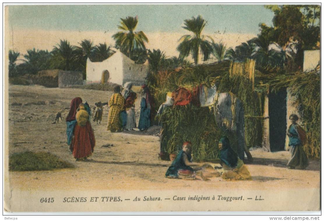 AFRIQUE ALGERIE Touggourt Cases indigènes LL