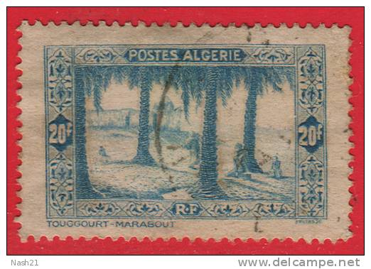 1936- 37 - France - Algérie - Un marabout à Touggourt - 20 frs bleu clair -