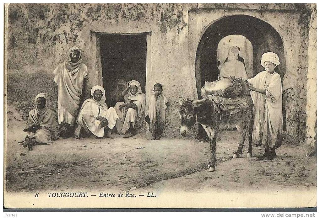 ALGERIE * TOUGGOURT - Entrée de Rue - Bella animation