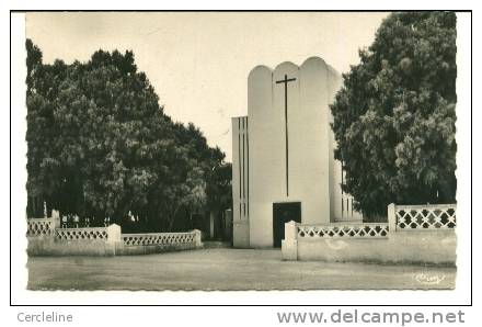 CPSM Touggourt Constantine église des pères Blancs
