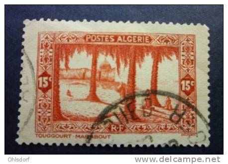ALGERIE 1936-37 YT 106, UN MARABOUT A TOUGGOURT, 15 c., o / obl.
