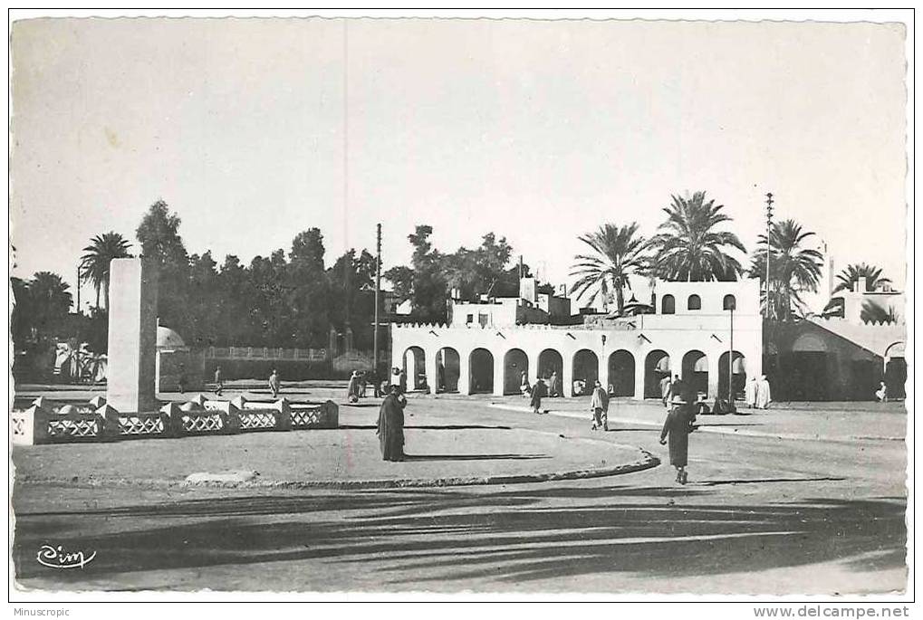 CPSM Algérie - Touggourt (Constantine) - Place Citroën