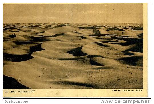 ALGERIE TOUGGOURT GRANDES DUNES SAHARA?? LL 6512