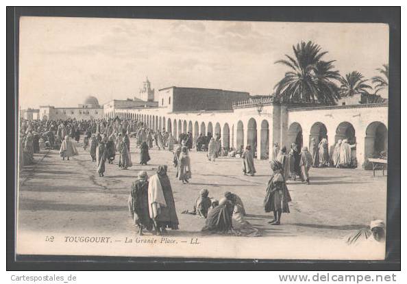 CPA Touggourt, La Grande Place