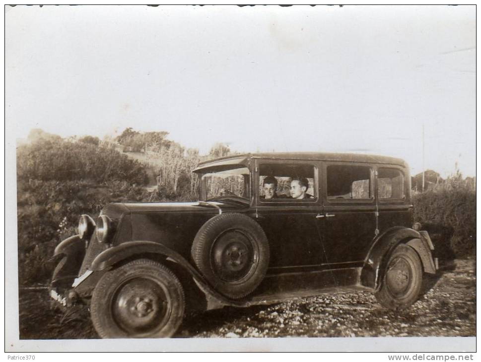 ALGERIE ORAN - Photo de 1936 Beau Véhicule Le Bolide au Camp de Nudistes de Cap Falcon à Aïn El Turk