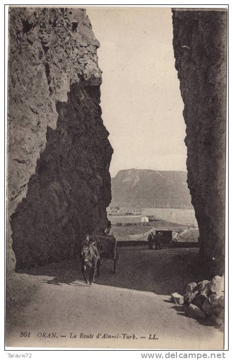 ALGERIE - ORAN / LA ROUTE D'AIN EL TURK