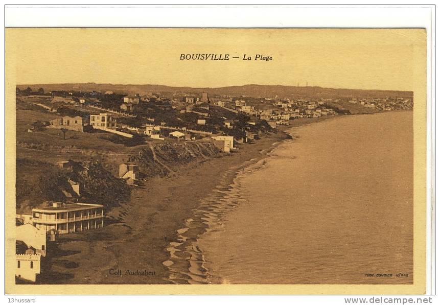 Carte Postale Ancienne Algérie - Bouisville. La Plage - Ain El Turk