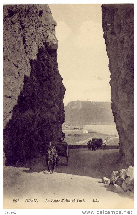 ORAN  LA ROUTE D'AIN EL TURK