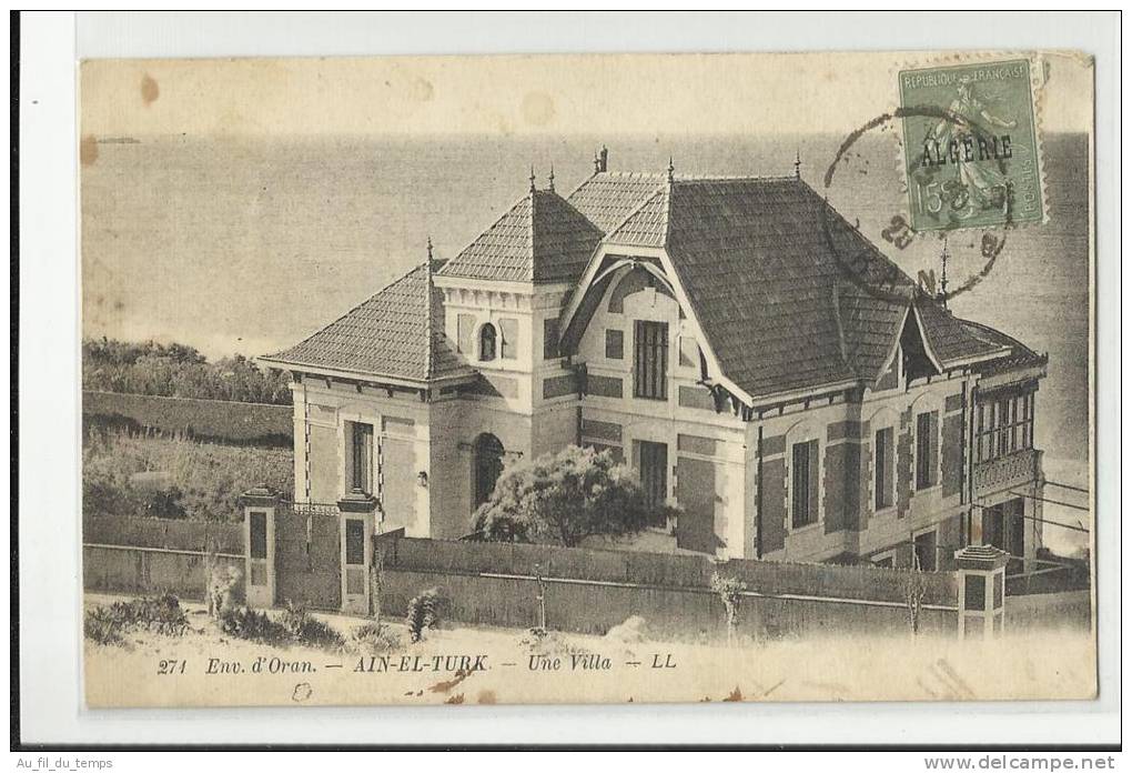 ENVIRONS D' ORAN , AIN-EL-TURK , UNE VILLA