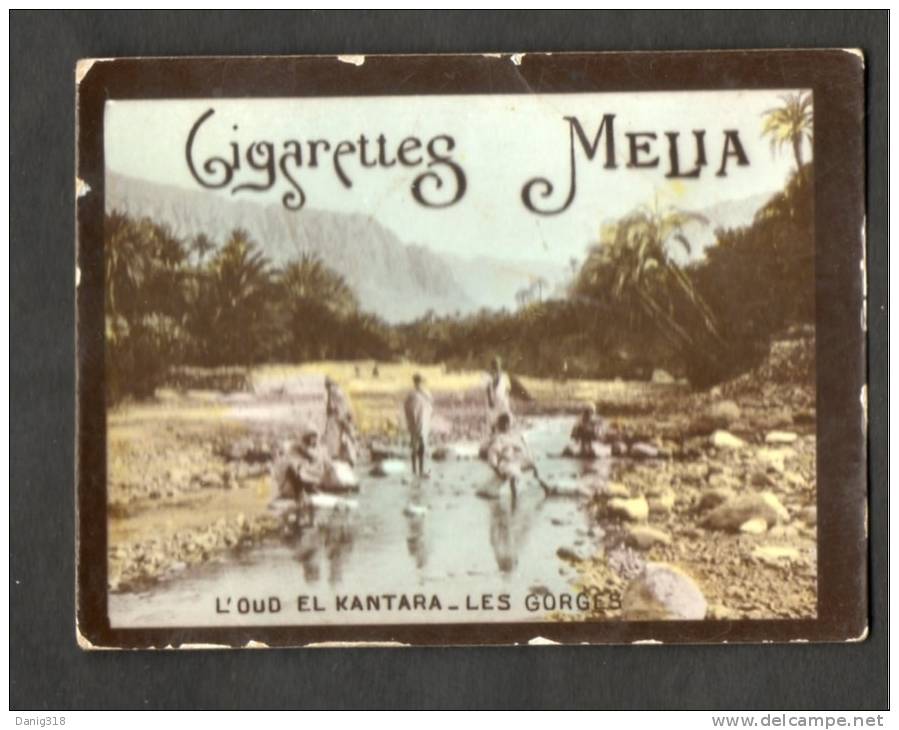Photo image Cigarettes Melia  -  tirage K  n°9  -  l' Oud El Kantara , les gorges