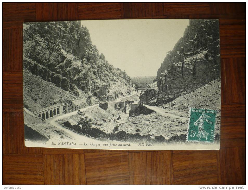 El-Kantara - Les Gorges - Vue prise au nord