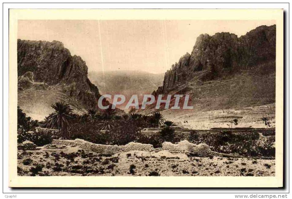 CPA El Kantara les gorges vues de loin Algerie