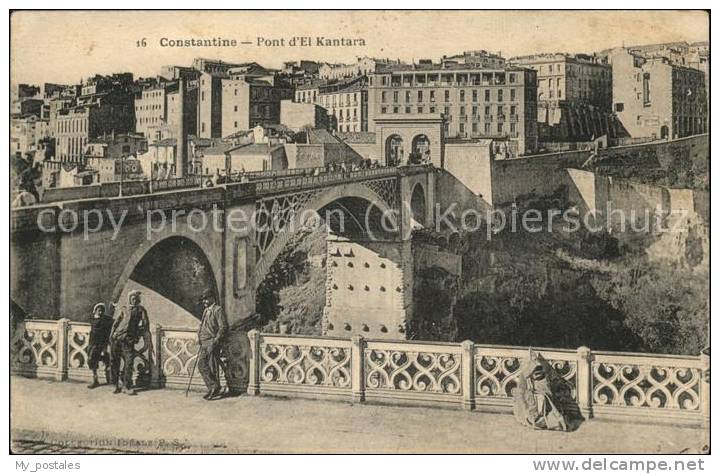 dg21303 Constantine Pont d El Kantara Kat. Algerien
