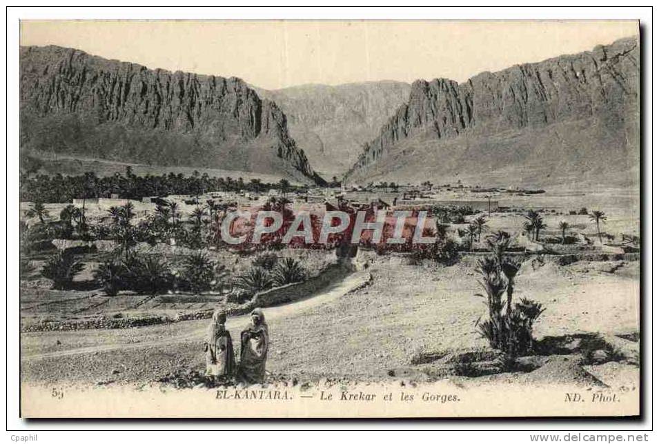 CPA El Kantara Le Krekar Et Les Gorges