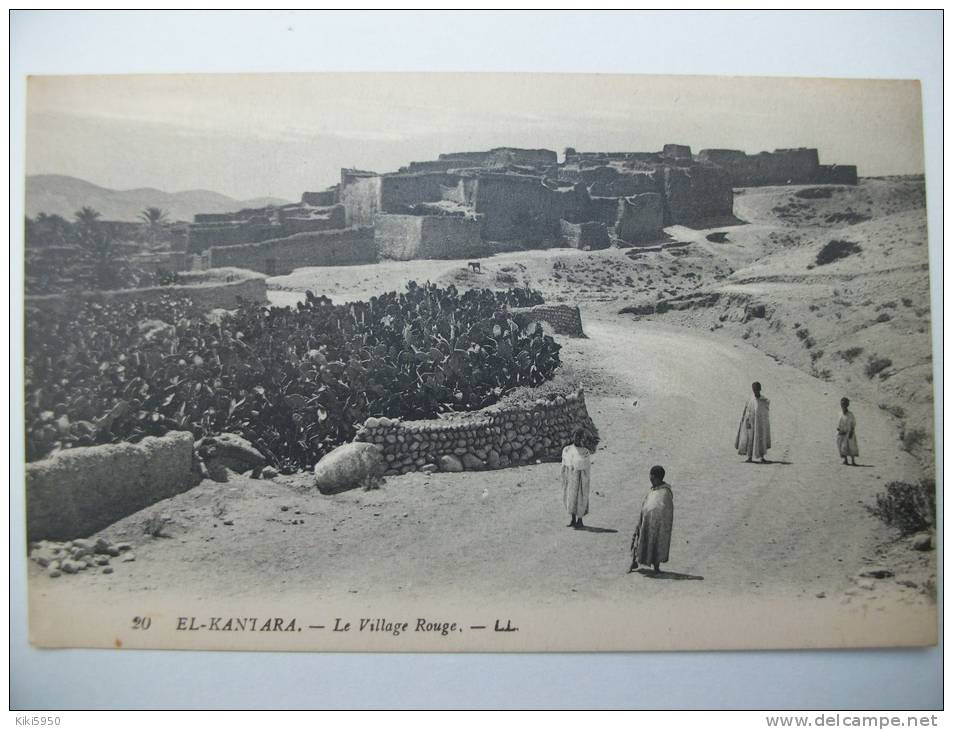 CPA  EL- KANTARA - Le Village Rouge