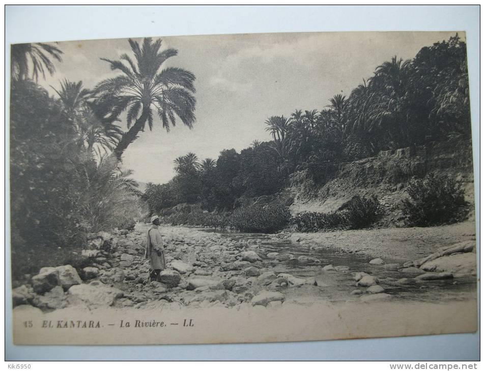 CPA  EL- KANTARA - La Rivière