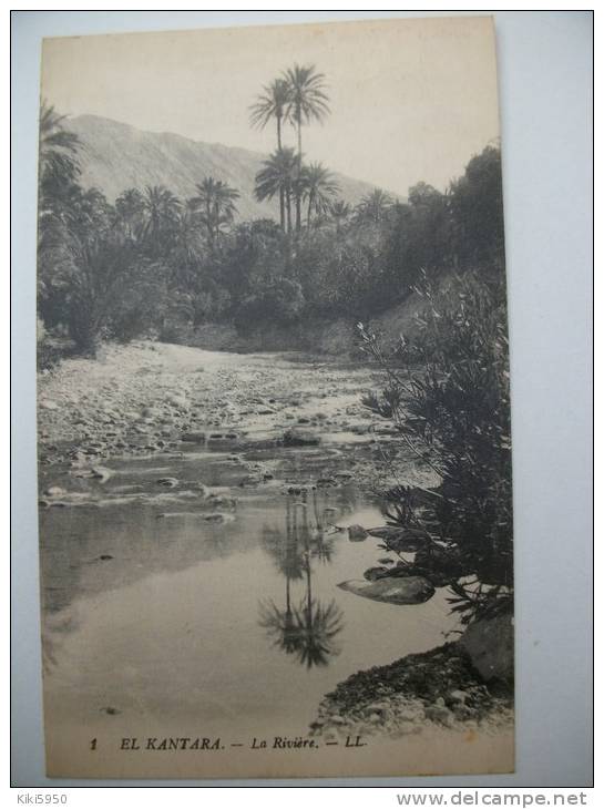 CPA  EL KANTARA  La Rivière