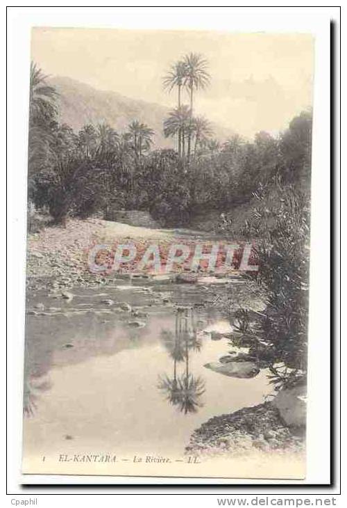 Algerie El Kantara CPA La riviere
