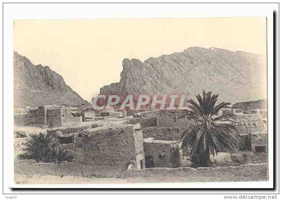 Algerie El Kantara CPA LE village rouge