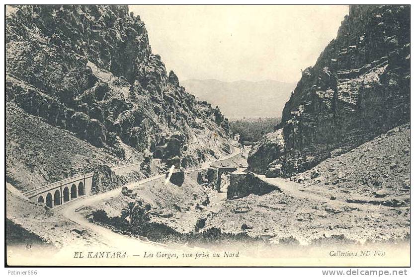 el kantara les gorges vue prise au nord  n 34