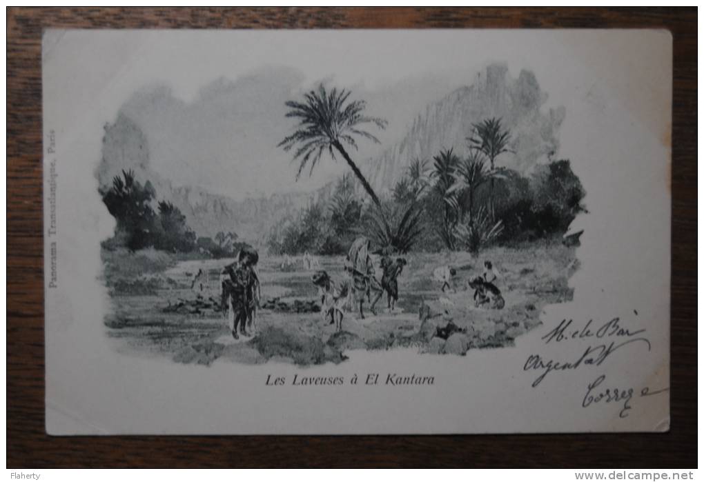 Algérie - Les Laveuses à EL KANTARA