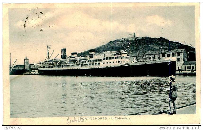 CPA-  PORT-VENDRES - Bateau L'El Kantara   X295