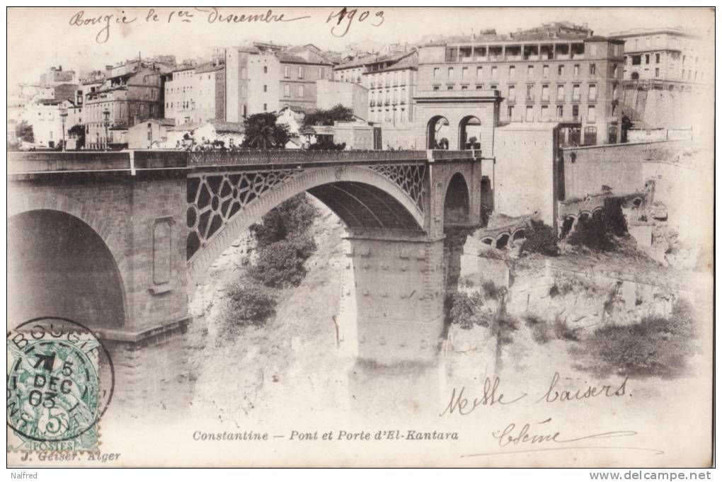 CONSTANTINE.    PONT ET PORTE D'EL KANTARA.