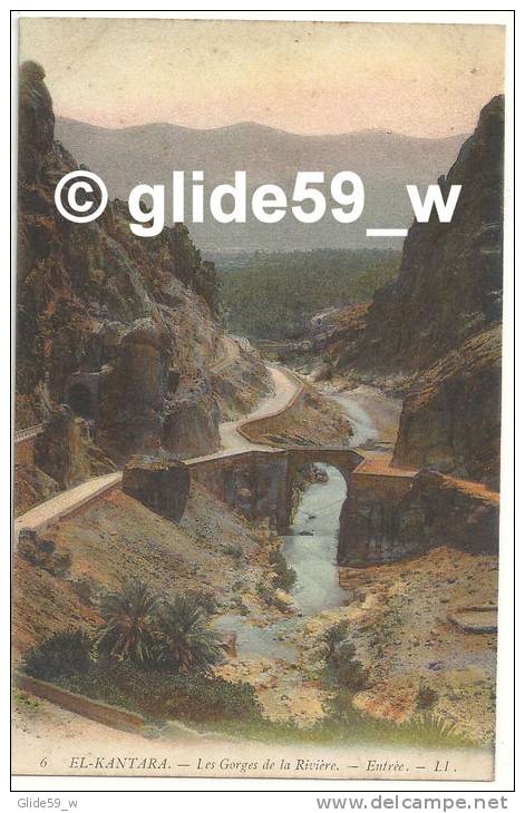 EL-KANTARA - Les Gorges de la Rivière - Entrée - n° 6