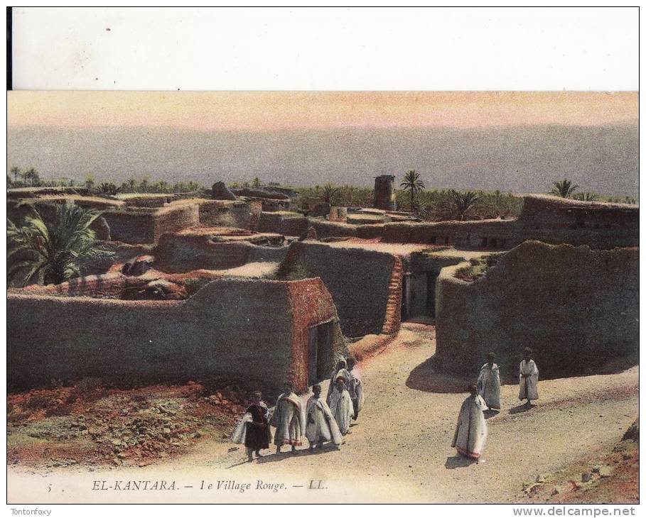 *** ALGERIE - EL-KANTARA - Le Village Rouge *** CPA Non-Ecrite  Edts LL