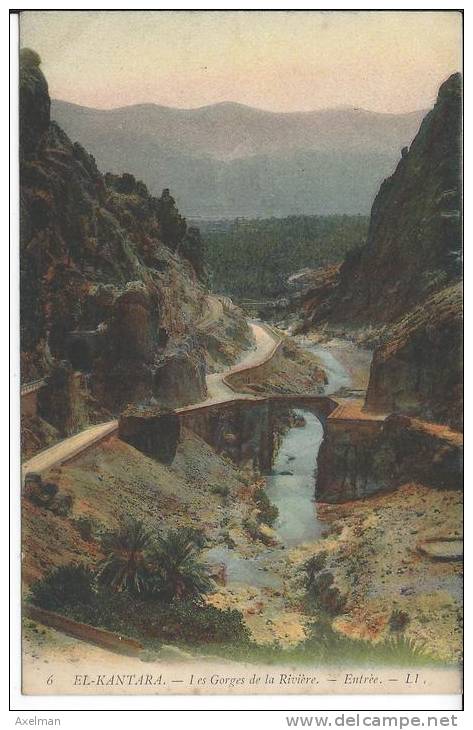 EL-KANTARA Les gorges de la rivière, entrée
