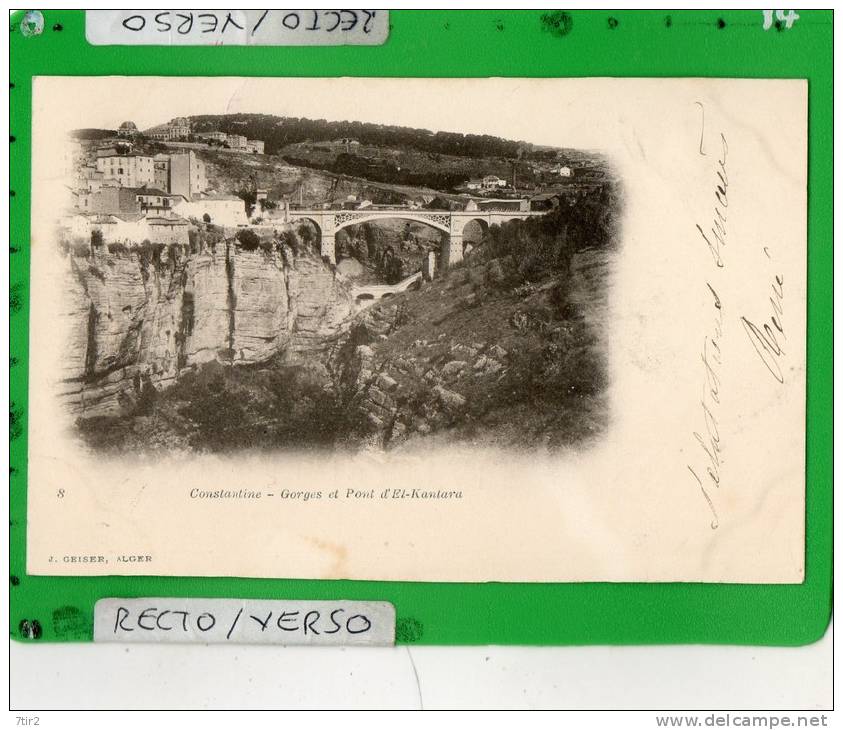 CONSTANTINE GORGES ET PONT D'EL KANTARA