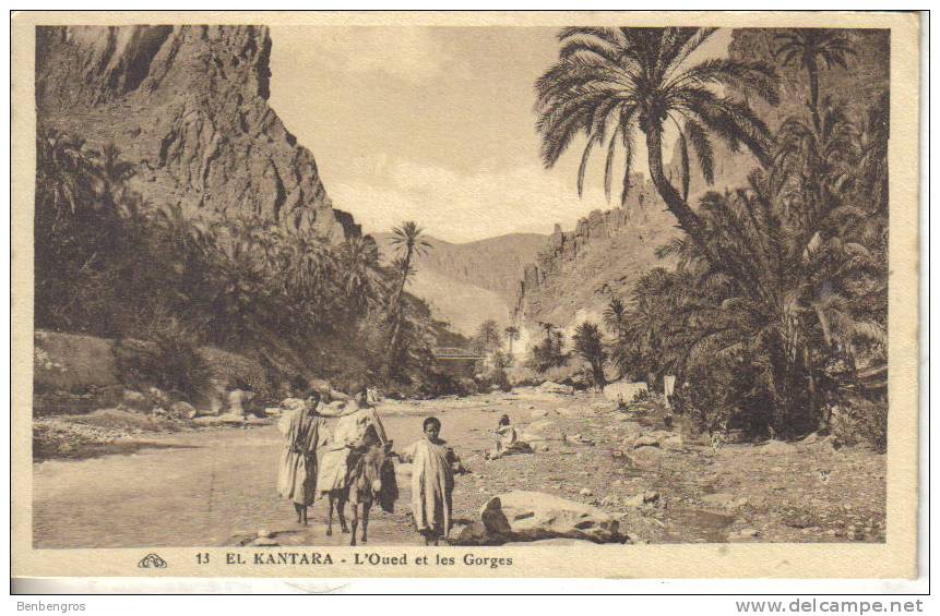 El Kantara  l'oued et les gorges
