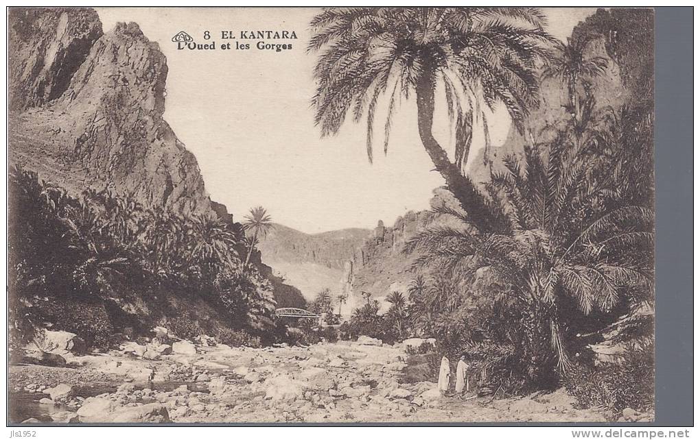 CPA L OUED ET LES GORGES EL KANTARA