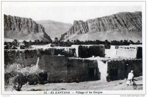 EL-KANTARA Village et les Gorges.
