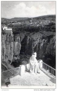 CONSTANTINE Le Faubourg El Kantara et le Rhummel.