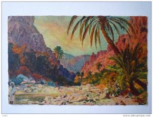 EL KANTARA    La Porte du Désert  -  Jolie fantaisie couleur