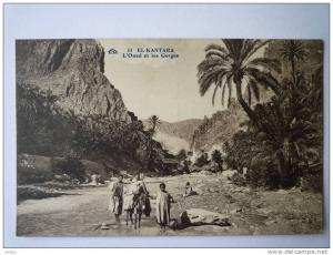EL KANTARA    L'OUED  et les  GORGES
