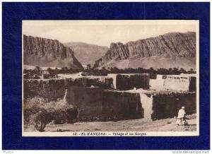 ALGERIE / ALGERIEN   El Kantara  Village et les Gorges