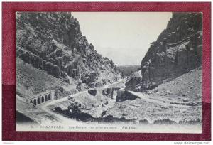 El-Kantara Les gorges, vues prises du Nord ND 41