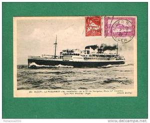 Algerien - Alte Ak - Paquebot / Steamer / Dampfer - El Kantara