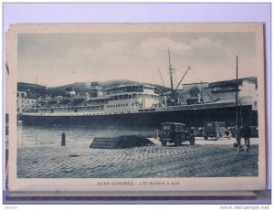 PORT VENDRES (66) - L´  EL KANTARA A QUAI - ANIMEE   AUTOMOBILES