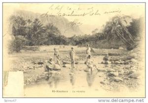 CPA EL-KANTARA - LA RIVIERE