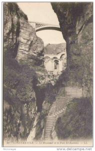 CONSTANTINE - Le Rhummel et le Pont El-Kantara