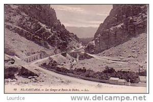 El Kantara  les gorges et la route de Biskra