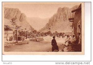 ALGERIE EL KANTARA Entrée du village blanc