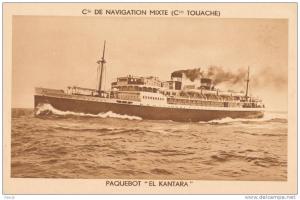 CIE DE NAVIGATION MIXTE PAQUEBOT EL KANTARA